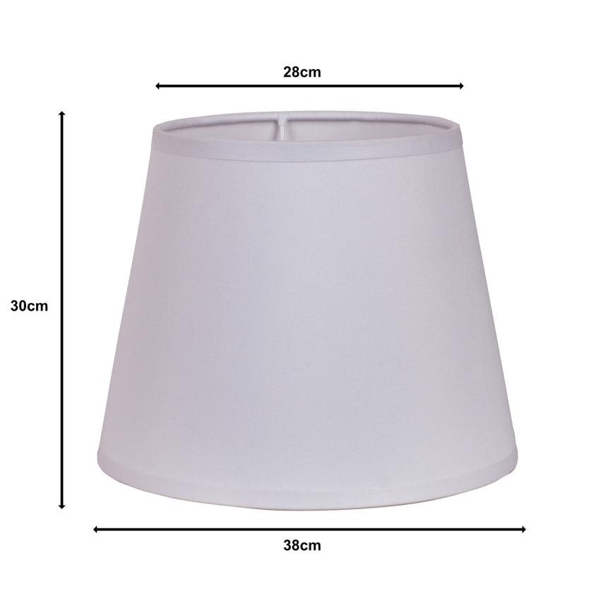 Duolla - Lampshade for floor lamp CLASSIC L E27 d. 38 cm white