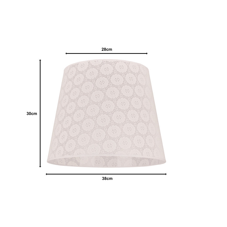 Duolla - Lampshade for floor lamp CLASSIC L E27 d. 38 cm white