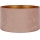 Duolla - Lampshade for floor lamp VELVET E27 d. 35 cm pink/gold