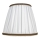 Duolla - Lampshade for table and floor lamp E27 d. 18,5 cm white/brown