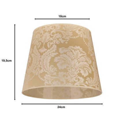 Duolla - Lampshade for table lamp CLASSIC M E27 d. 24 cm gold