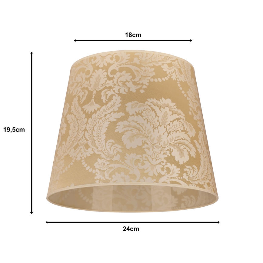 Duolla - Lampshade for table lamp CLASSIC M E27 d. 24 cm gold