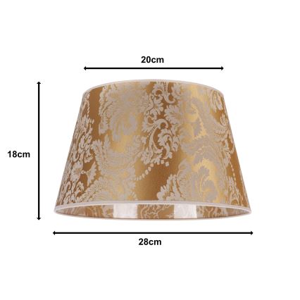 Duolla - Lampshade for table lamp CONE M E27 d. 28 cm gold