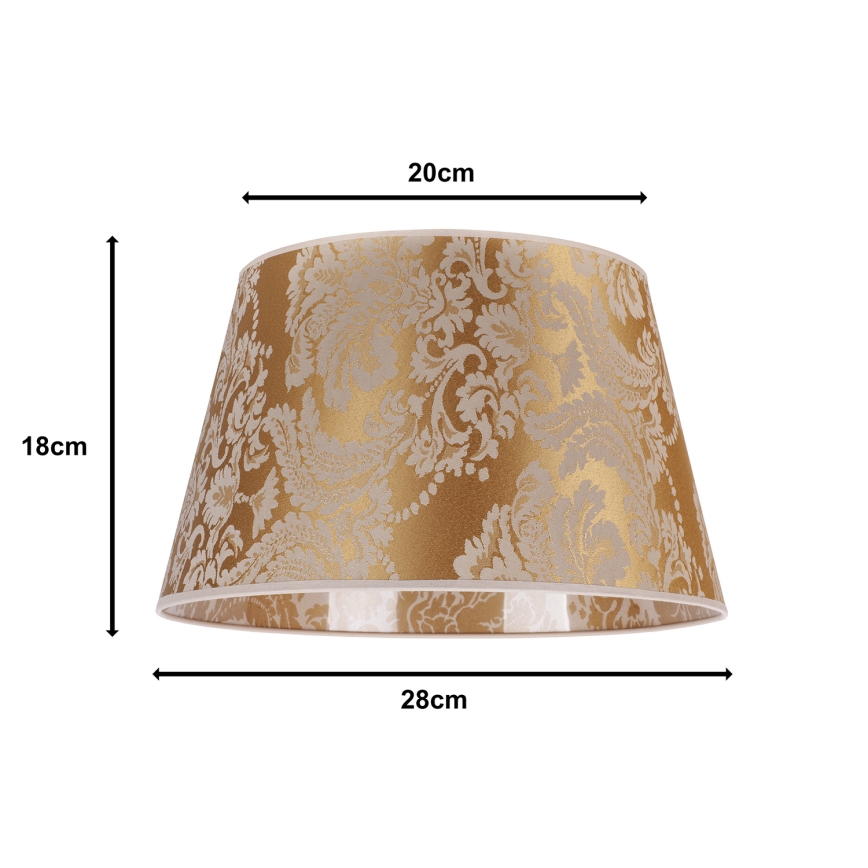 Duolla - Lampshade for table lamp CONE M E27 d. 28 cm gold