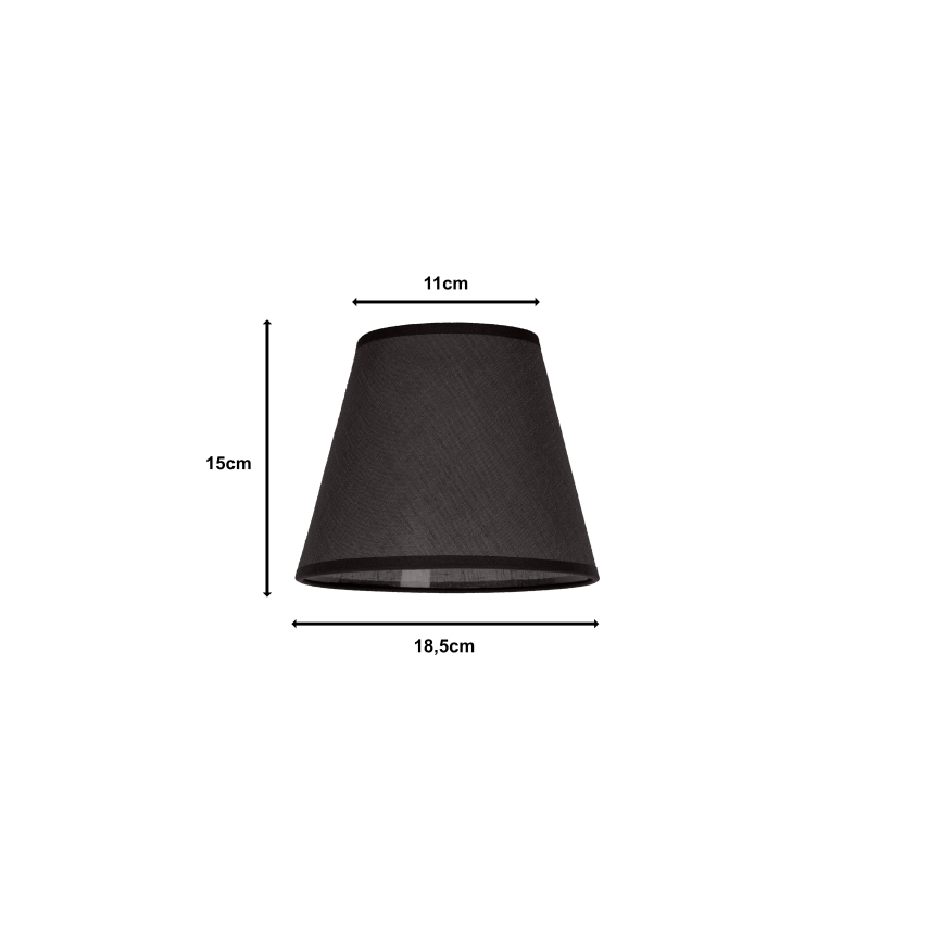 Duolla - Lampshade for table lamp SOFIA XS E14 d. 18,5 cm anthracite