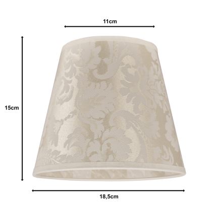 Duolla - Lampshade for table lamp SOFIA XS E14 d. 18,5 cm beige