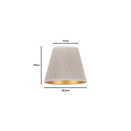 Duolla - Lampshade for table lamp SOFIA XS E14 d. 18,5 cm beige