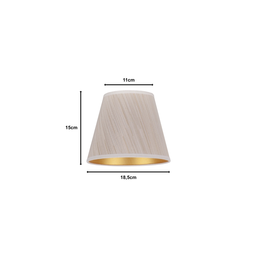 Duolla - Lampshade for table lamp SOFIA XS E14 d. 18,5 cm beige
