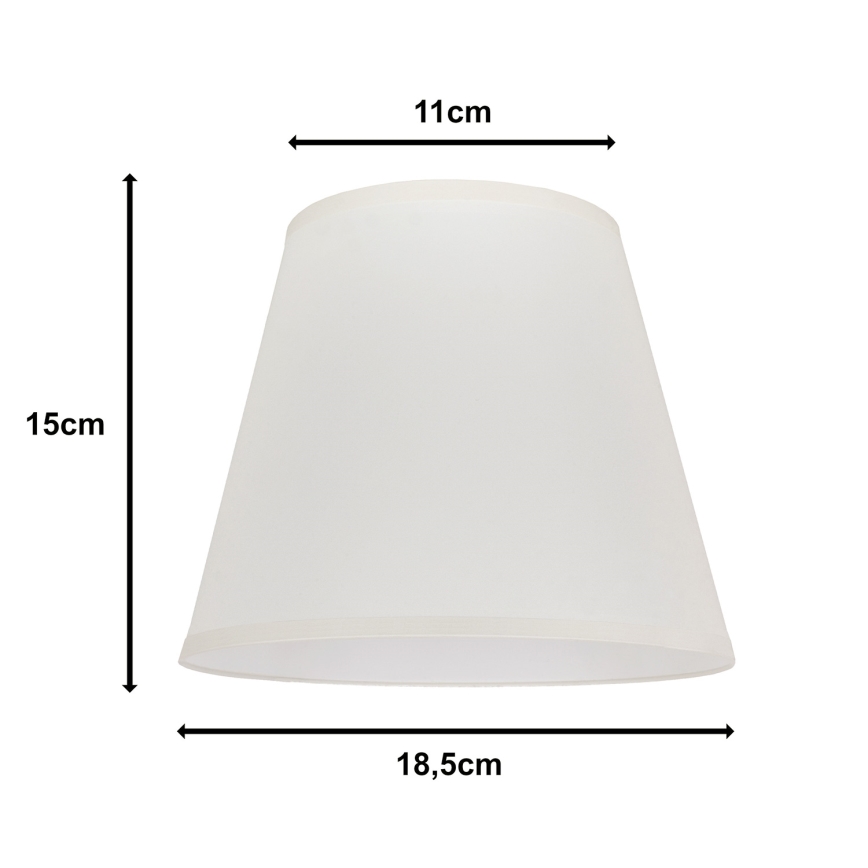 Duolla - Lampshade for table lamp SOFIA XS E14 d. 18,5 cm creamy
