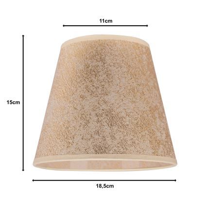 Duolla - Lampshade for table lamp SOFIA XS E14 d. 18,5 cm gold