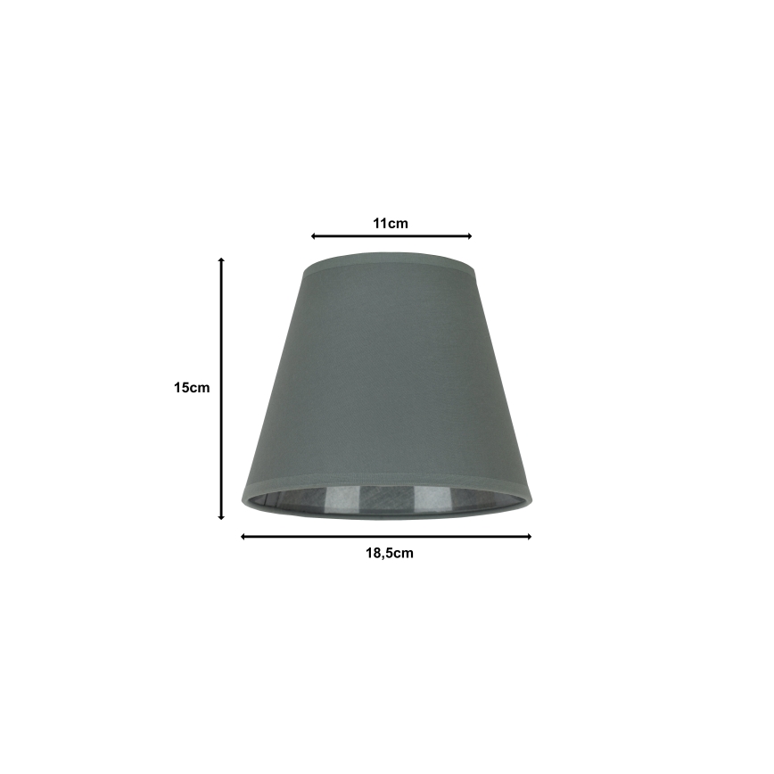 Duolla - Lampshade for table lamp SOFIA XS E14 d. 18,5 cm grey