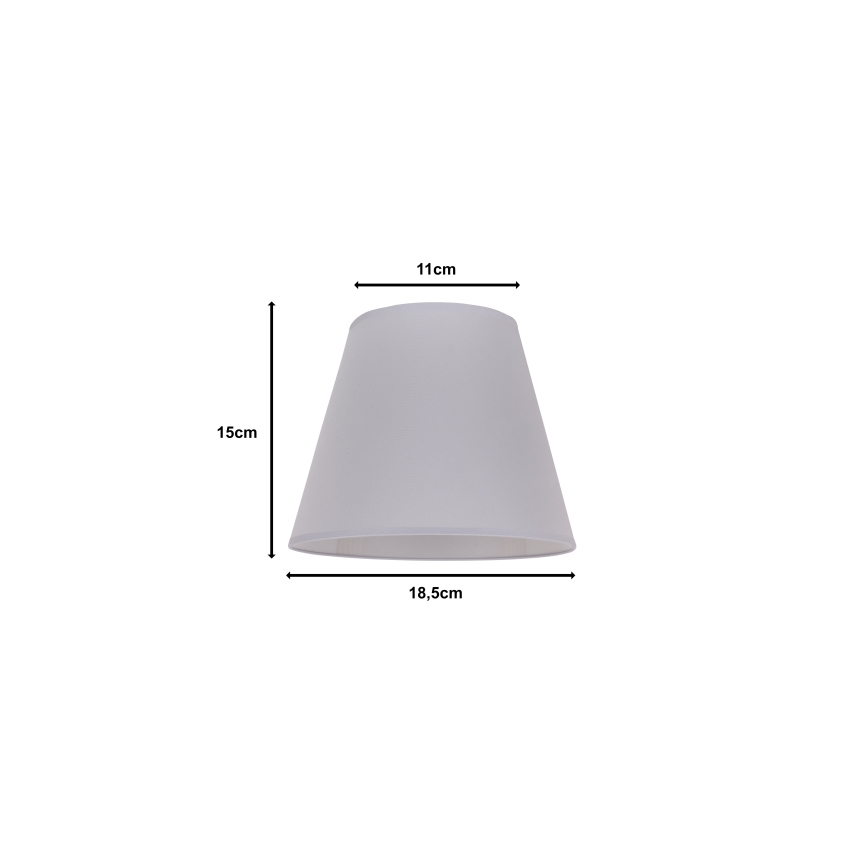 Duolla - Lampshade for table lamp SOFIA XS E14 d. 18,5 cm grey