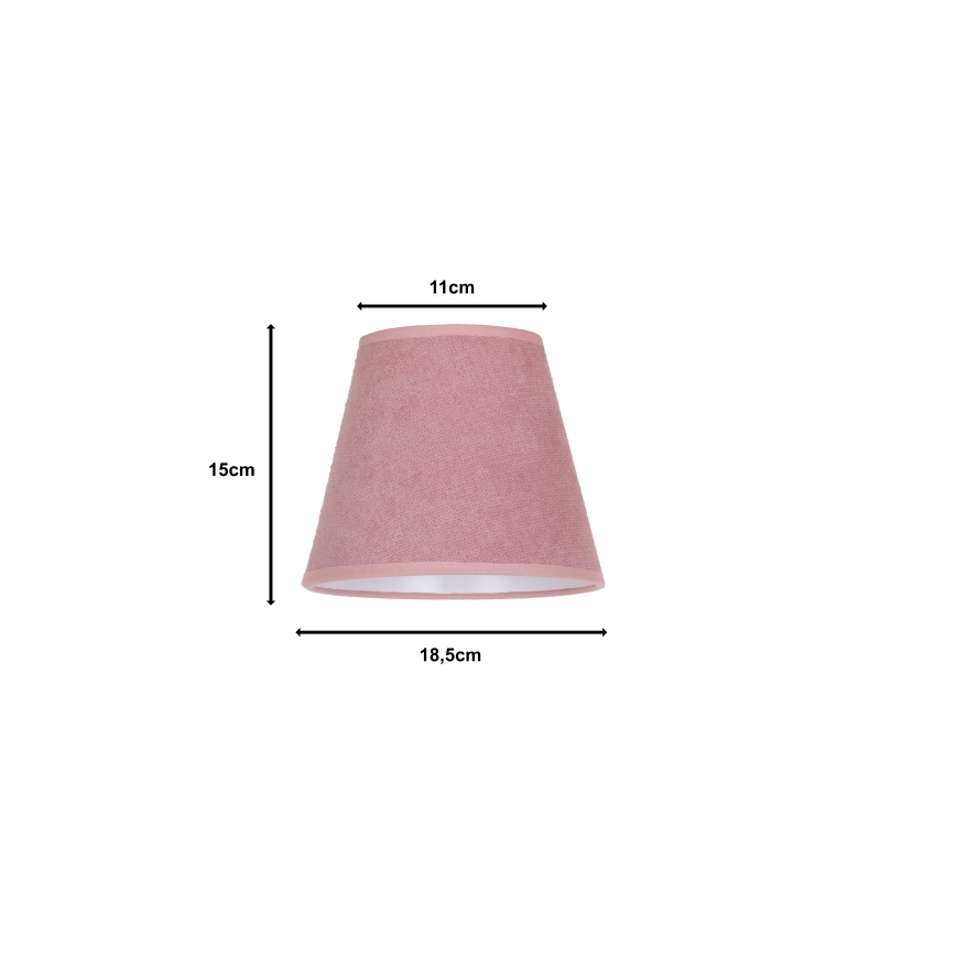 Duolla - Lampshade for table lamp SOFIA XS E14 d. 18,5 cm pink