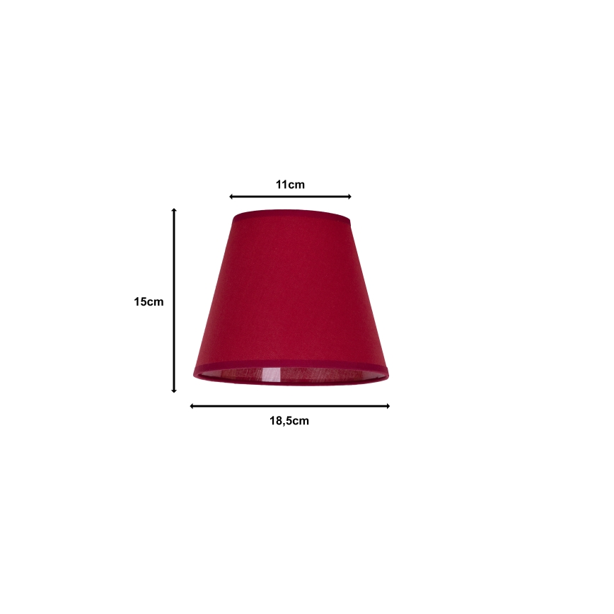 Duolla - Lampshade for table lamp SOFIA XS E14 d. 18,5 cm red