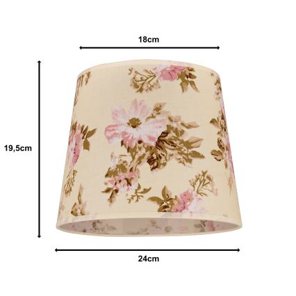 Duolla - Lampshade for table lamp SOFIA XS E14 d. 18,5 cm rose