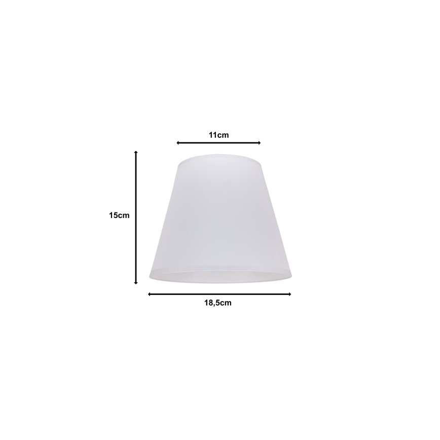 Duolla - Lampshade for table lamp SOFIA XS E14 d. 18,5 cm white