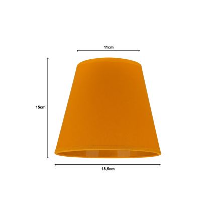Duolla - Lampshade for table lamp SOFIA XS E14 d. 18,5 cm yellow
