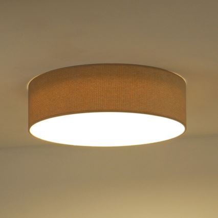 Duolla - LED Ceiling light CORTINA LED/26W/230V d. 30 cm 4000K beige