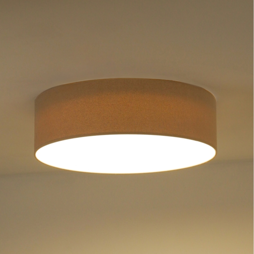 Duolla - LED Ceiling light CORTINA LED/26W/230V d. 30 cm 4000K beige