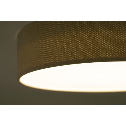 Duolla - LED Ceiling light CORTINA LED/26W/230V d. 30 cm 4000K beige