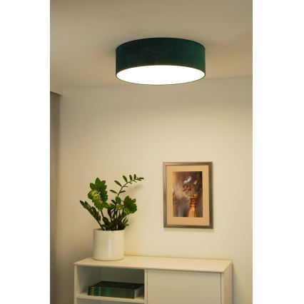 Duolla - LED Ceiling light CORTINA LED/26W/230V d. 30 cm 4000K green