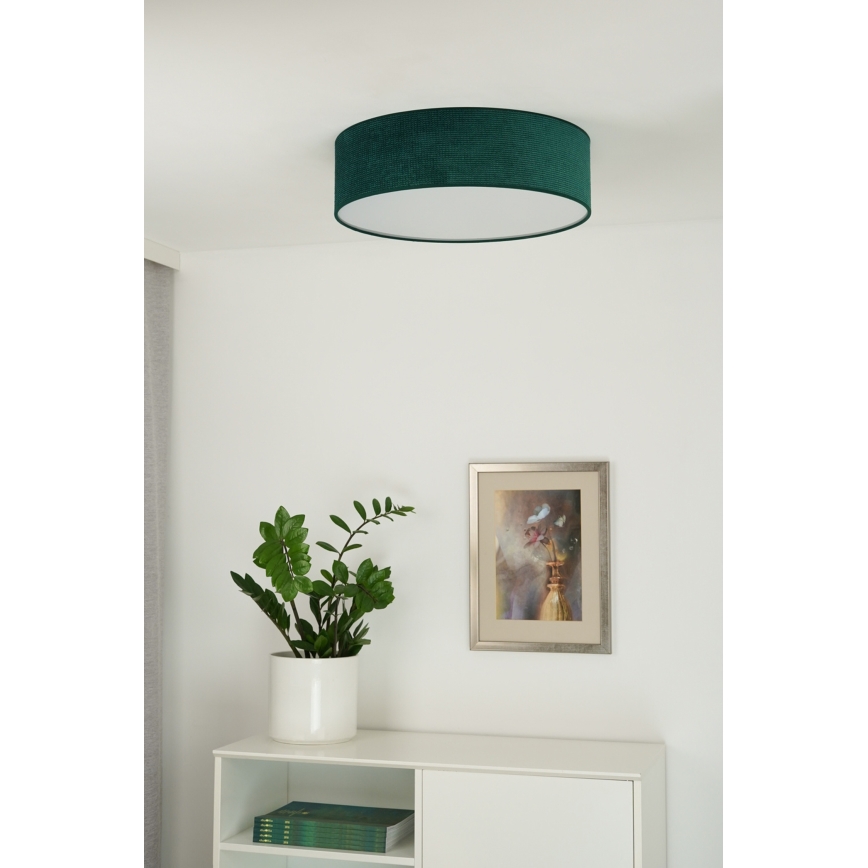 Duolla - LED Ceiling light CORTINA LED/26W/230V d. 30 cm 4000K green