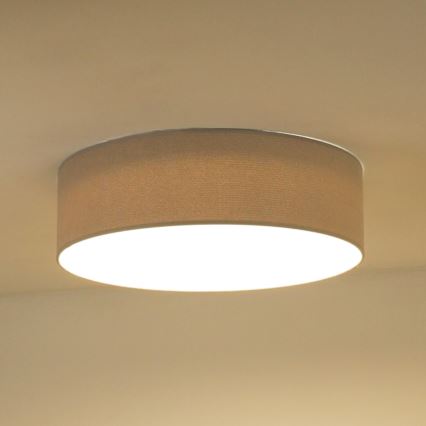 Duolla - LED Ceiling light CORTINA LED/26W/230V d. 30 cm 4000K grey