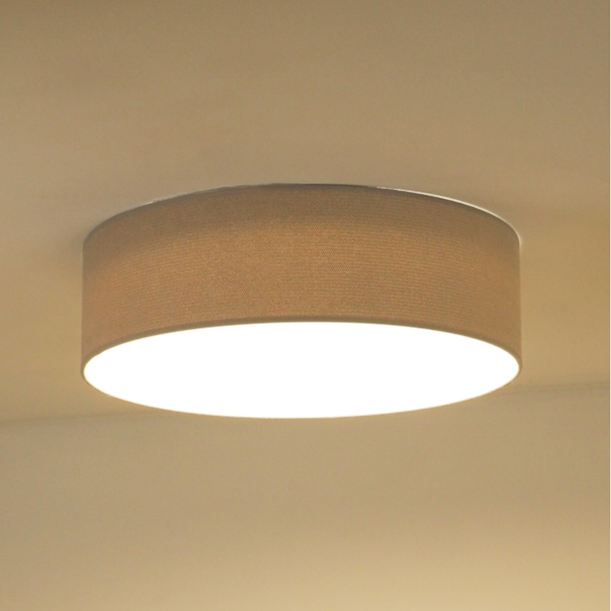Duolla - LED Ceiling light CORTINA LED/26W/230V d. 30 cm 4000K grey