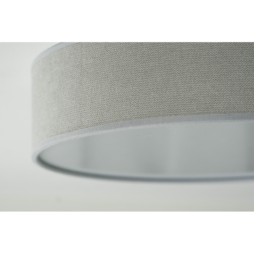 Duolla - LED Ceiling light CORTINA LED/26W/230V d. 30 cm 4000K grey