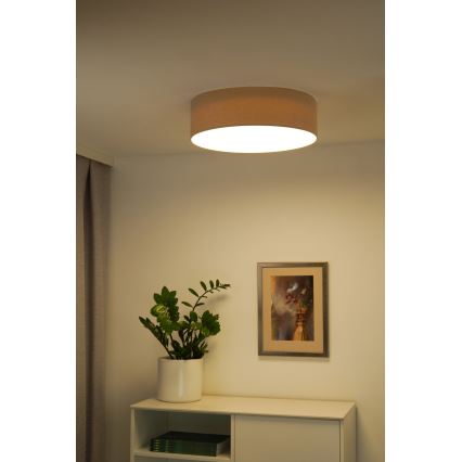 Duolla - LED Ceiling light CORTINA LED/26W/230V d. 45 cm 4000K beige
