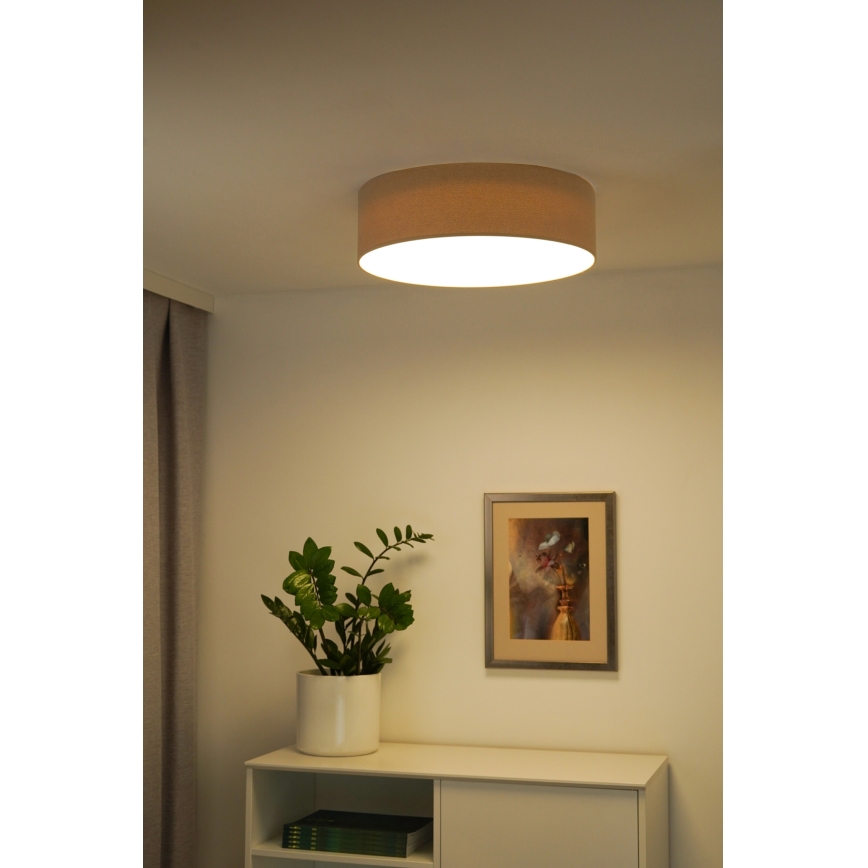 Duolla - LED Ceiling light CORTINA LED/26W/230V d. 45 cm 4000K beige