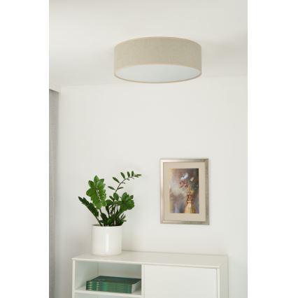 Duolla - LED Ceiling light CORTINA LED/26W/230V d. 45 cm 4000K beige