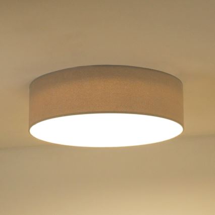 Duolla - LED Ceiling light CORTINA LED/26W/230V d. 45 cm 4000K grey