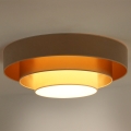 Duolla - LED Ceiling light LUNETA LED/26W/230V d. 60 cm 4000K beige/gold/creamy