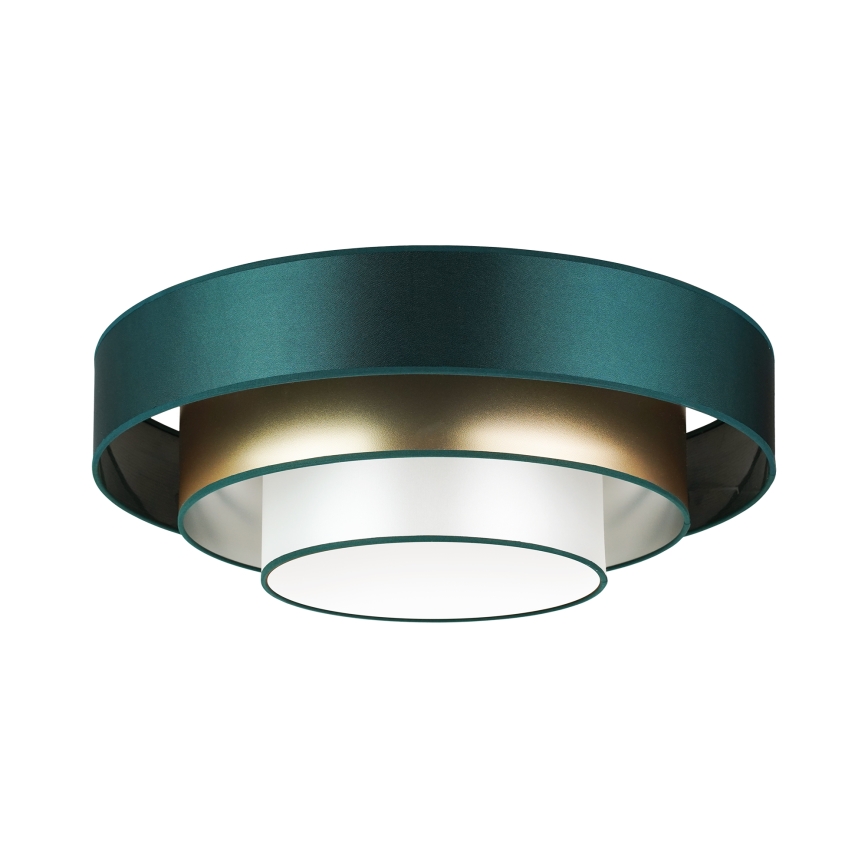 Duolla - LED Ceiling light LUNETA LED/26W/230V d. 60 cm 4000K green/gold/white