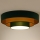 Duolla - LED Ceiling light LUNETA LED/26W/230V d. 60 cm 4000K green/gold