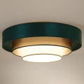 Duolla - LED Ceiling light LUNETA LED/26W/230V d. 60 cm 4000K green/gold/white