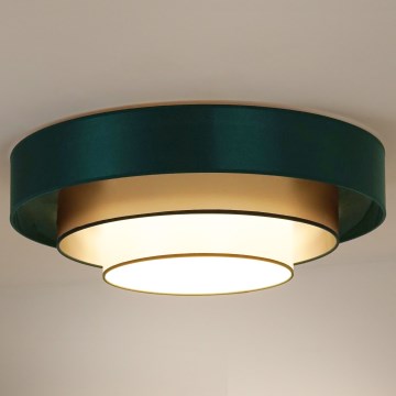 Duolla - LED Ceiling light LUNETA LED/26W/230V d. 60 cm 4000K green/gold/white