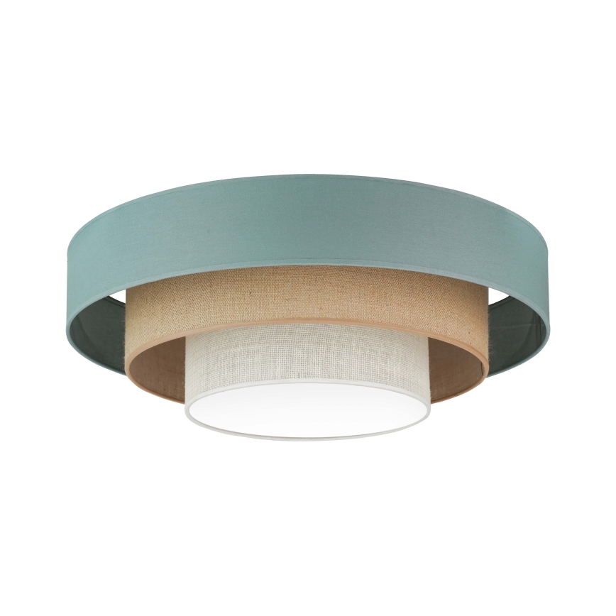 Duolla - LED Ceiling light LUNETA LED/26W/230V d. 60 cm 4000K turquoise/beige/creamy