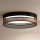 Duolla - LED Ceiling light ROLLER DUO SHINY LED/24W/230V d. 45 cm black/copper