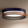 Duolla - LED Ceiling light ROLLER DUO SHINY LED/24W/230V d. 45 cm blue/copper