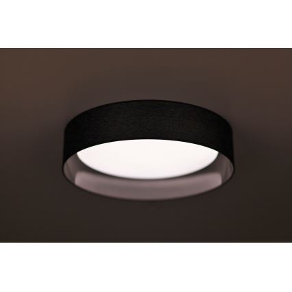 Duolla - LED Ceiling light ROLLER LED/24W/230V d. 45 cm anthracite