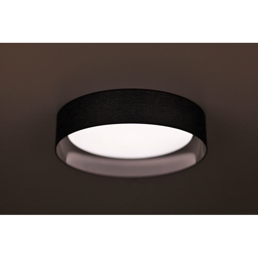 Duolla - LED Ceiling light ROLLER LED/24W/230V d. 45 cm anthracite