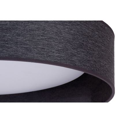 Duolla - LED Ceiling light ROLLER LED/24W/230V d. 45 cm anthracite