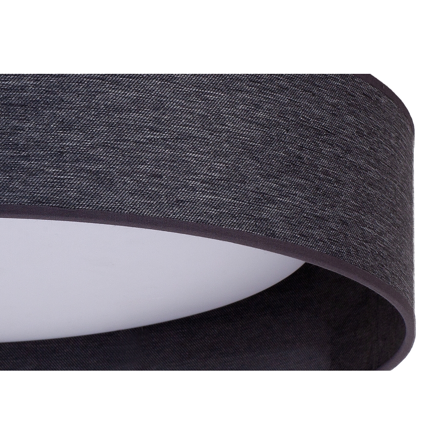Duolla - LED Ceiling light ROLLER LED/24W/230V d. 45 cm anthracite