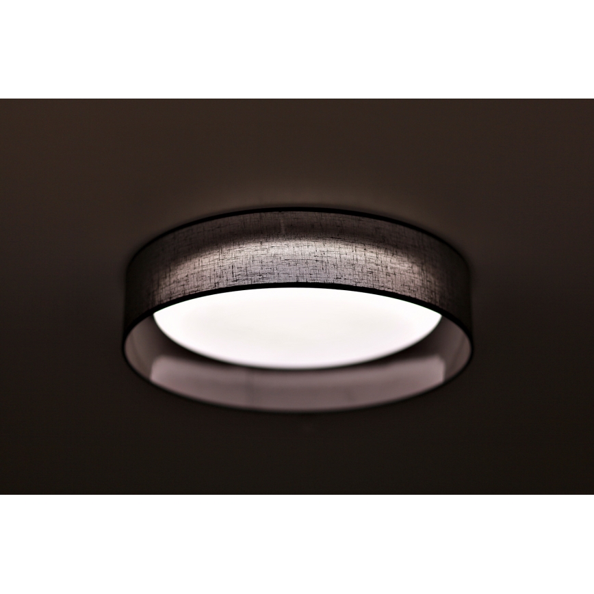 Duolla - LED Ceiling light ROLLER LED/24W/230V d. 45 cm anthracite