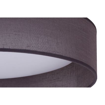 Duolla - LED Ceiling light ROLLER LED/24W/230V d. 45 cm anthracite