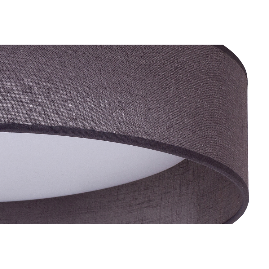 Duolla - LED Ceiling light ROLLER LED/24W/230V d. 45 cm anthracite