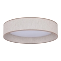 Duolla - LED Ceiling light ROLLER LED/24W/230V d. 45 cm beige