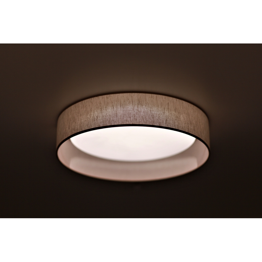 Duolla - LED Ceiling light ROLLER LED/24W/230V d. 45 cm beige